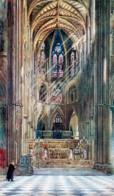 Abbazia di Westminster, Londra da Alfred Hugh Fisher