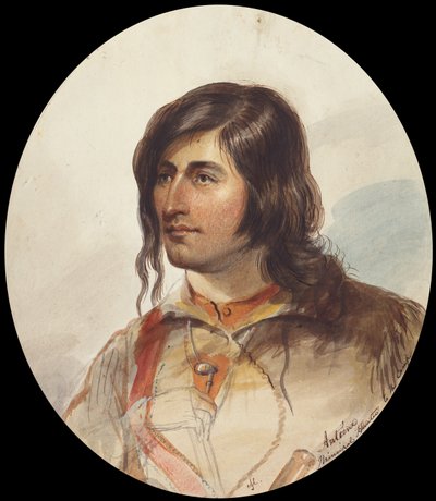 Antoine, cacciatore principale, c.1837 da Alfred Jacob Miller