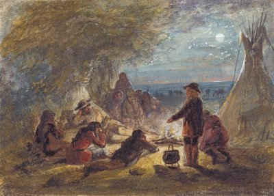 Falò Notturno; Trapper che Racconta un