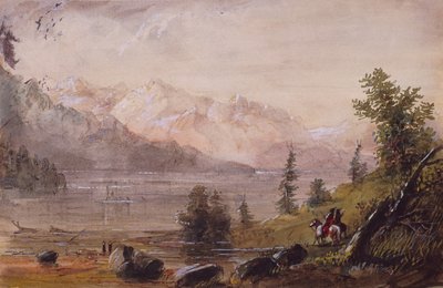 Cacciatori indiani alla ricerca di selvaggina da Alfred Jacob Miller