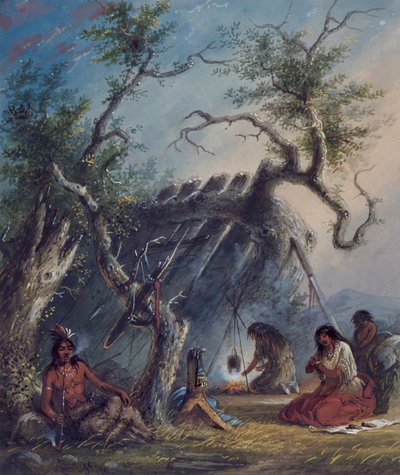 Capanna indiana da Alfred Jacob Miller