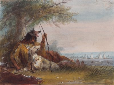 Corridore Indiano, c.1837 da Alfred Jacob Miller