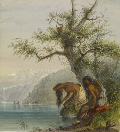 Toeletta di un indiano da Alfred Jacob Miller