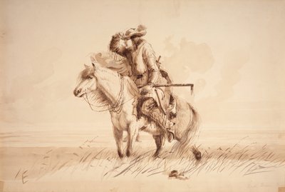 Corno verde perduto, c.1850 da Alfred Jacob Miller