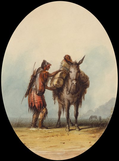 Cercatori di radici, c.1837 da Alfred Jacob Miller