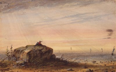 Costa del mare, c.1837 da Alfred Jacob Miller