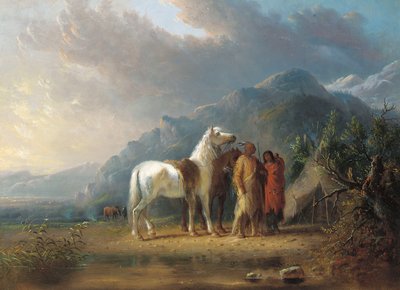 Campo Sioux da Alfred Jacob Miller