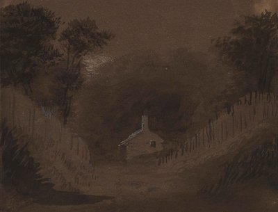 Piccola casa tra gli alberi da Alfred Jacob Miller