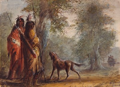 Indiani Serpente che osservano l