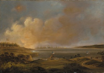 La battaglia di Fort McHenry da Alfred Jacob Miller