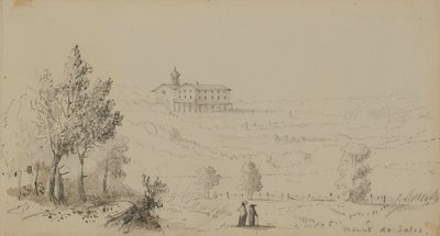 Veduta del monte de Sales da Alfred Jacob Miller