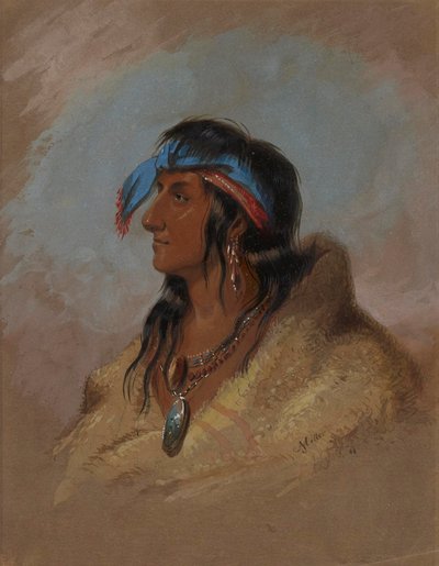 White Plume da Alfred Jacob Miller