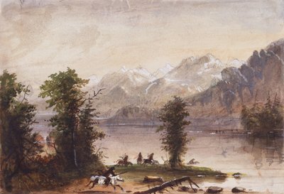 Montagne del Vento, c.1837 da Alfred Jacob Miller