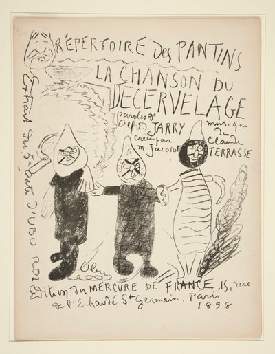 Repertorio dei Burattini: La canzone del decervellamento da Alfred Jarry