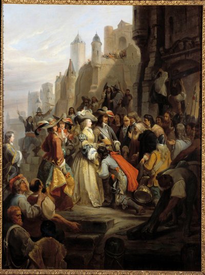 Ingresso di Miss Montpensier a Orleans. Anna Maria Luisa d