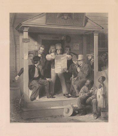 Notizie dal Messico da Alfred Jones, after Richard Caton Woodville