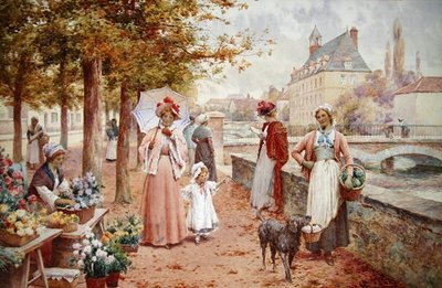 La venditrice di fiori da Alfred Jr. Glendening