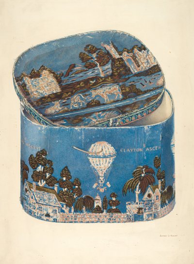 Design per scatola da cappello da Alfred Koehn