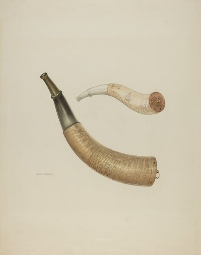 Corno da polvere da Alfred Koehn