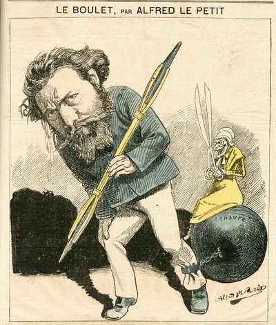 Copertina di Le Grelot, numero 119, Satirico a Colori da Alfred Le Petit