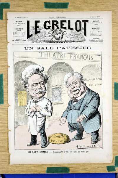 Copertina di Le Grelot, numero 721, Satirico a Colori da Alfred Le Petit