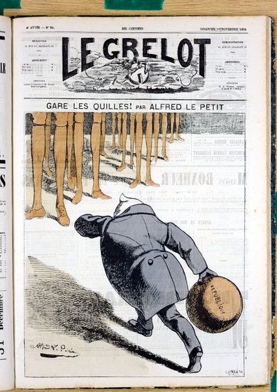 Copertina di Le Grelot, numero 84, Satirique en Couleurs da Alfred Le Petit