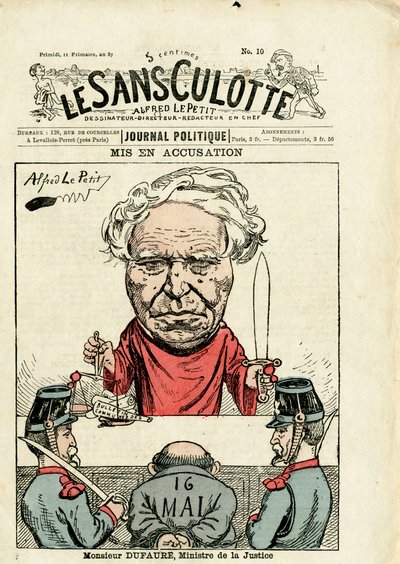 Copertina di Le Sans-Panlotte, numero 10, Satirico a Colori da Alfred Le Petit