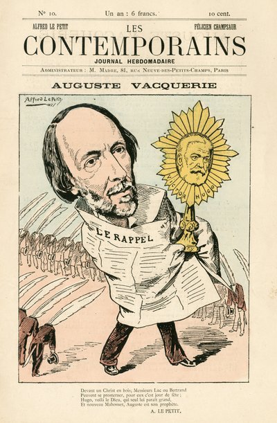 Copertina di Les Contemporains, numero 10 da Alfred Le Petit