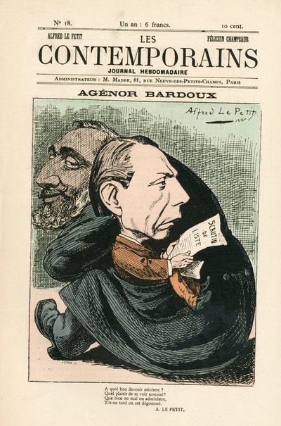 Copertina di Les Contemporains, numero 18 da Alfred Le Petit