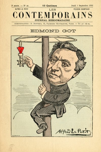 Copertina di Les Contemporains, numero 39 da Alfred Le Petit