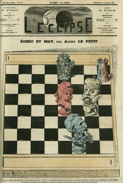 Scacco matto, la Dame-Republique, la Tour-Paris, il Cavalier-Duc d