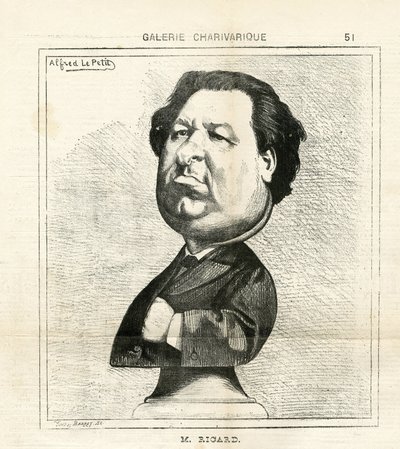 Illustrazione di Alfred Le Pete (1841-1909) in Le Charivari da Alfred Le Petit