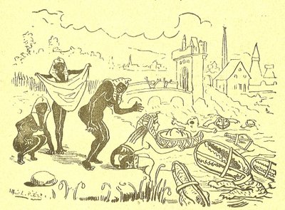 Illustrazione di Alfred Le Petit in Gros-Jean e il suo curato da Alfred Le Petit