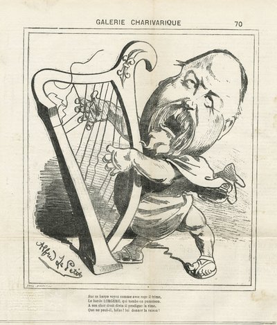 Illustrazione di Alfred Le Pete (1841-1909) in Le Charivari da Alfred Le Petit