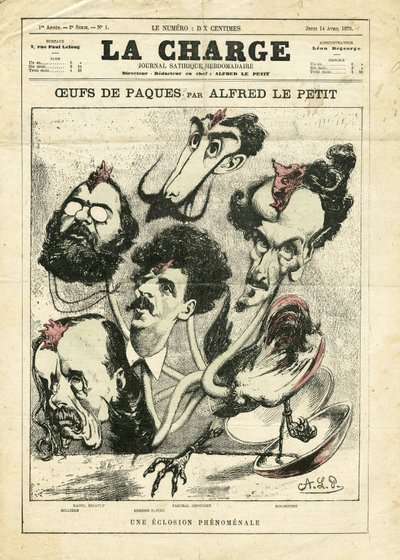 Illustrazione di Alfred Le Pepetit in La Charge (1870) da Alfred Le Petit