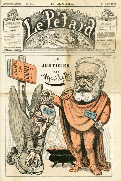 Le Petard, numero 40, satirico a colori da Alfred Le Petit