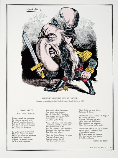 Diverse ragnatele nel soffitto, da Storia della Terza Repubblica, Vol. I, Storia Politica, pub.1933 da Alfred Le Petit