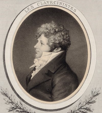 Ritratto del pianista e compositore Daniel Steibelt 1765-1823 da Alfred Lemoine
