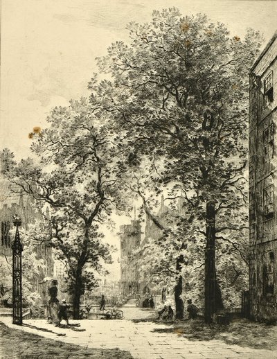 Fountain Court, Temple da Alfred Louis Brunet Debaines