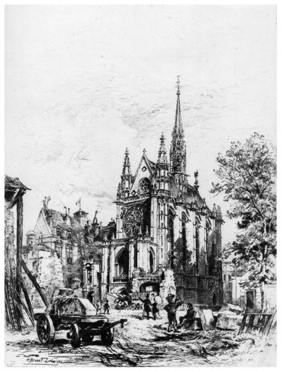 La Sainte-Chapelle, c1865-1935 1924 da Alfred Louis Brunet Debaines