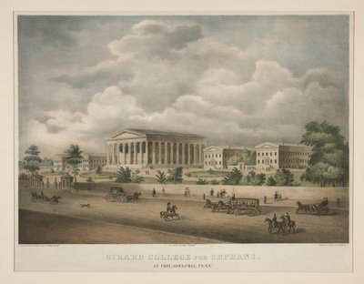 Girard College per orfani - a Filadelfia, Pennsylvania da Alfred M. Hoffy