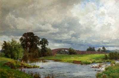 Ponte di Thorverton (Olio su tela) da Alfred Parsons
