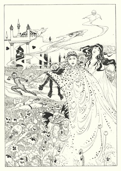 La vera storia di Luciano: Alcuni sogni (incisione) da Alfred Payne Garnett