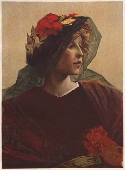 Impéria (litografia a colori) da Alfred Pierre Agache