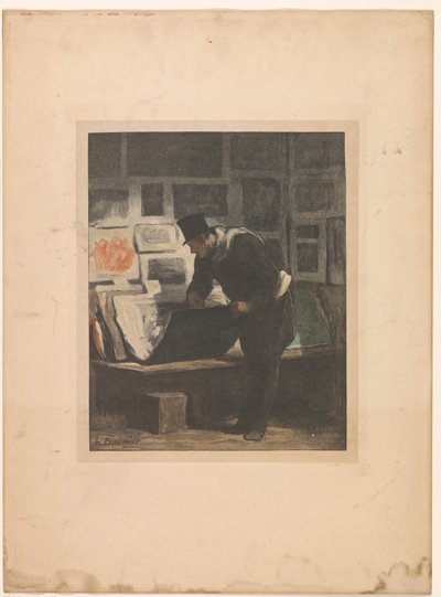 Collezionista di stampe da Alfred Prunaire