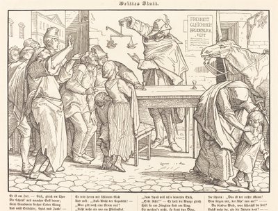 Anche una danza macabra III da Alfred Rethel