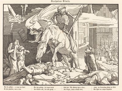 Anche una danza macabra VI da Alfred Rethel