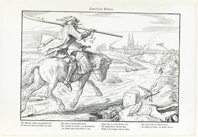 Anche una danza macabra, tavola II da Alfred Rethel