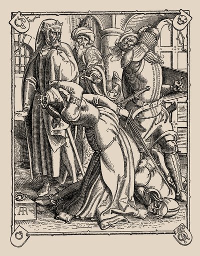 I Nibelunghi. Come Gunther, Hagen e Kriemhild furono uccisi da Alfred Rethel
