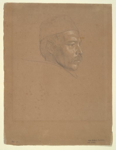 Studio di un uomo da Alfred Rethel